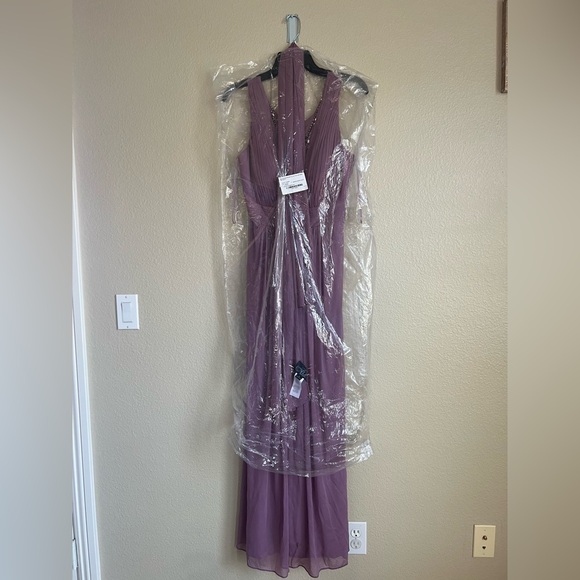 Alex Evenings Women's A-line Dress with Shawl - Picture 4 of 14